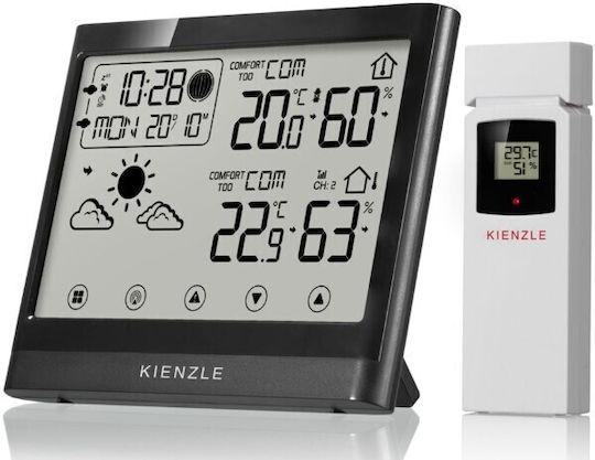 Kienzle Drahtlos Wetterstation Digital Tischplatte Weiß Kienzle Drahtlos Wetterstation Digital Tischplatte Weiß