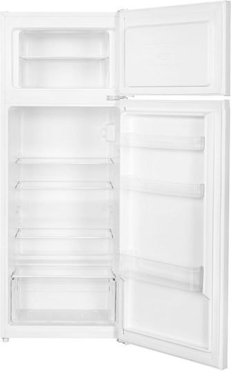 Indesit Kühlschrank mit Doppeltür 206Es H144xB55xT55cm. Weiß I55T0412W