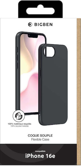 Bigben Connected Apple Iphone 16e Soft Shell In Softtouch Silicone Black