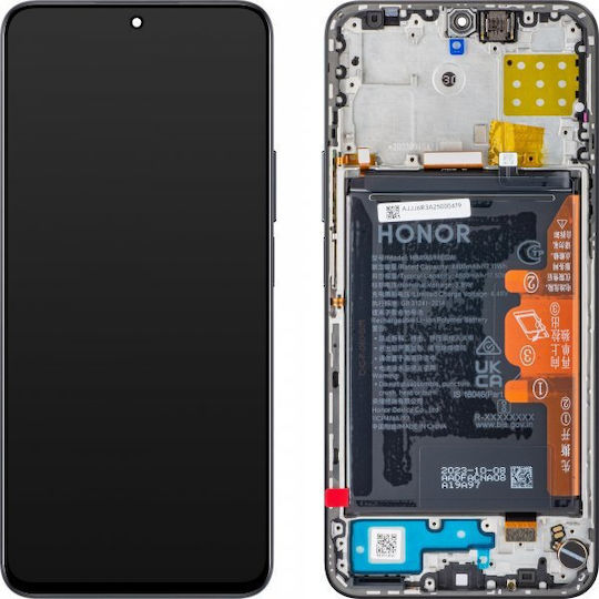 Huawei Екран със Сензорен Механизъм за Huawei Honor X8a (Черен)