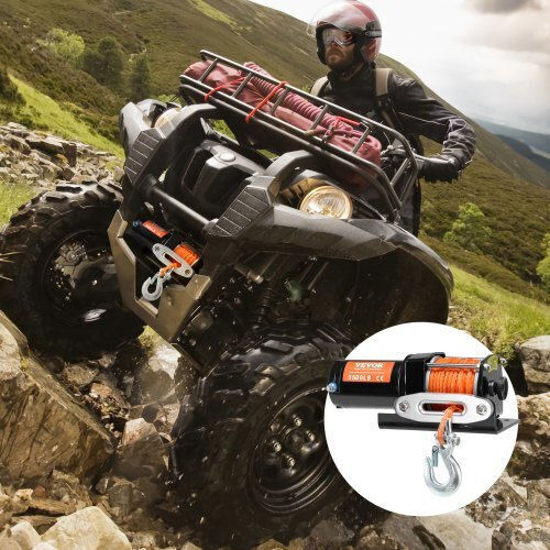 Vevor Electric 4x4 Car Winch 12V with Towing Capacity 1588kg