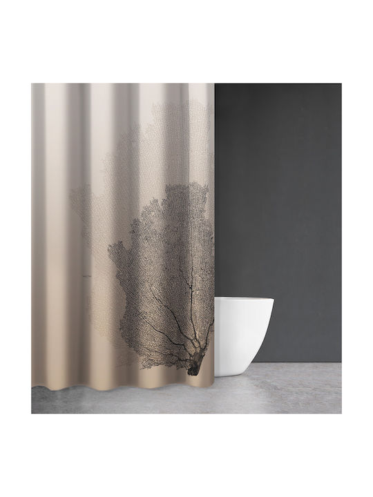Saint Clair Water 622 Shower Curtain Fabric 240x185cm Beige