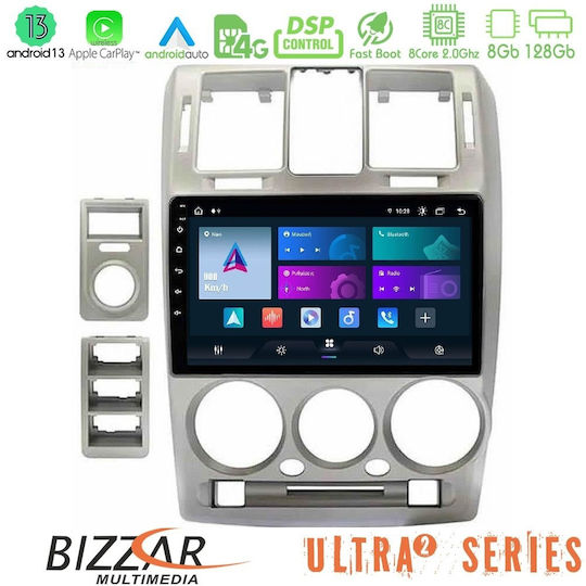 Bizzar Auto-Audiosystem für Hyundai Getz 2002-2009 (Bluetooth/USB/WiFi/GPS/Apple-Carplay/Android-Auto) mit Touchscreen 9"