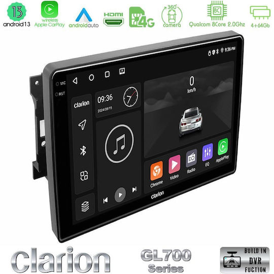 Clarion Автомобилна Аудио Система (Блутут/USB/WiFi/GPS/Apple-Carplay/Android-Auto) с Тъчскрийн 10"
