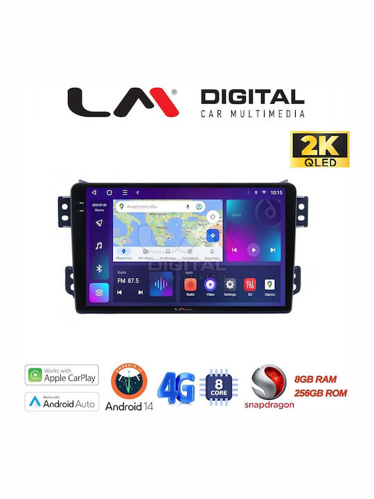 LM Digital Sistem Audio Auto pentru Opel Agila Suzuki Înălțime 2008> (Bluetooth/USB/WiFi/GPS/Apple-Carplay/Android-Auto)