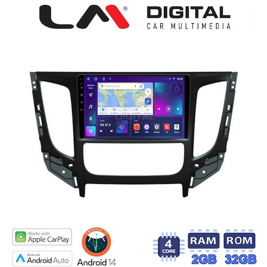LM Digital Автомобилна Аудио Система (Блутут/USB/WiFi/GPS/Apple-Carplay/Android-Auto) с Тъчскрийн 9"