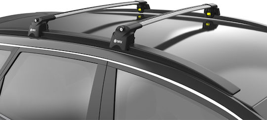 Turtle Air2 106cm. (with Roof Rack Legs and Lock) Silver