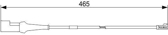 Brake Pad Wear Warning Sensor Bosch