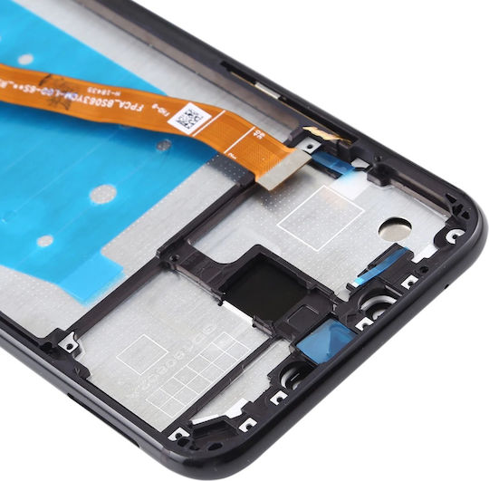 Екран със Сензорен Механизъм и Рамка за Huawei Mate 20 Lite SNE-AL00, SNE-LX1 (Черен)