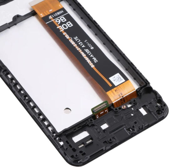 O ecran cu Mecanism Tactil și Cadru pentru Samsung Galaxy A13 (Negru)