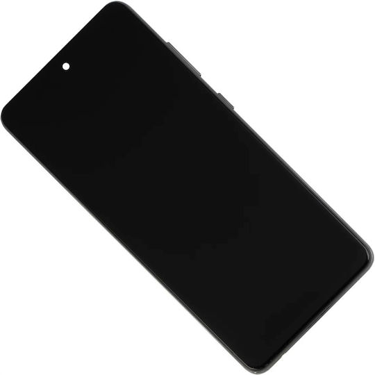 O ecran cu Mecanism Tactil și Cadru pentru Samsung Galaxy A52 5G A526 (Negru)