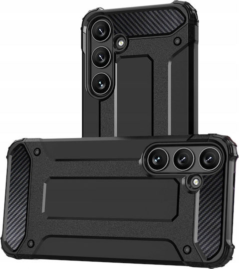 Hurtel Hybrid Back Cover Plastic Negru (Redmi 13C / Poco C65 4G)