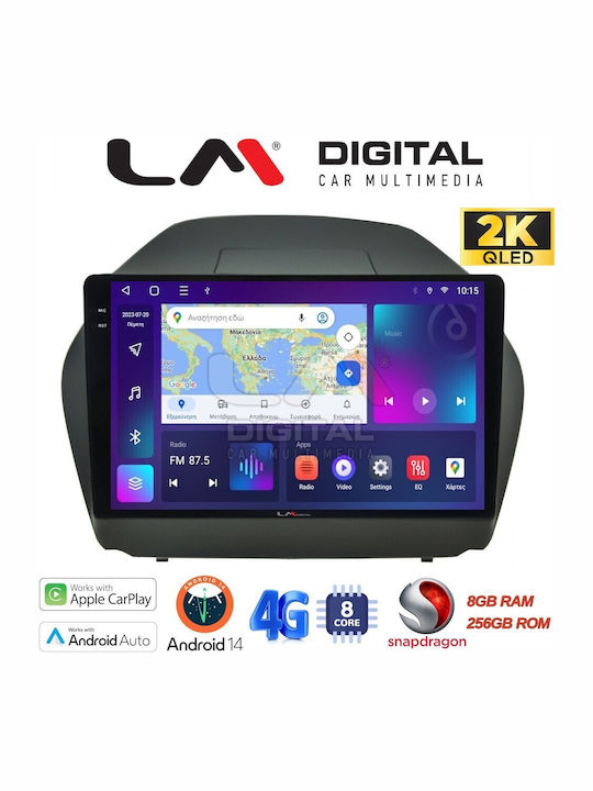 LM Digital Car Audio System for Hyundai iX35 2009>2015 (Bluetooth/USB/WiFi/GPS/Apple-Carplay/Android-Auto) with Touch Screen 10.36"