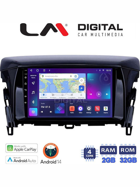 LM Digital Car Audio System for Mitsubishi Eclipse Cross / Eclipse 2018+ (Bluetooth/USB/WiFi/GPS/Apple-Carplay/Android-Auto) with Touch Screen 9"