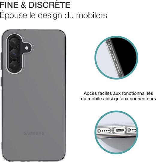 Bigben Verbundenes Case Samsung Galaxy A36 5G/A56 5G Weiche Tpu Anti-Gelbfärbung Transparente