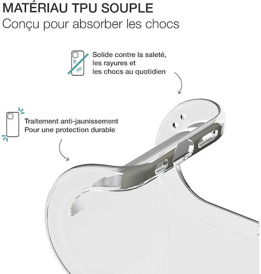 Bigben Verbundenes Case Samsung Galaxy A36 5G/A56 5G Weiche Tpu Anti-Gelbfärbung Transparente