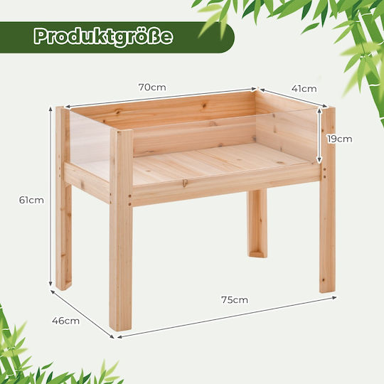 Costway Pot Wooden