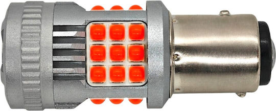 Lampa Auto P21/5W Canbus LED Roșie 12-24V
