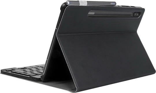 Klappdeckel mit Tastatur im Englisch US Schware (Galaxy Tab S7 / Galaxy Tab S8) EDA00670102A