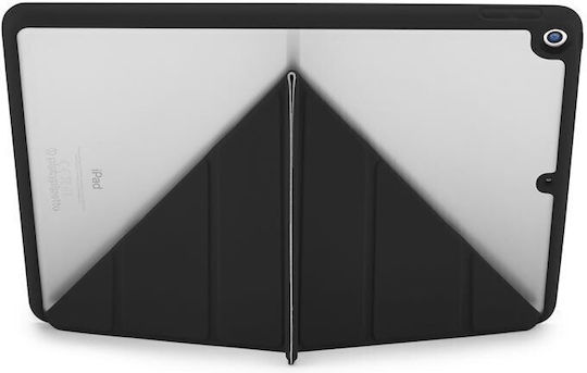 Pipetto Origami No1 Flip Cover Μαύρη (iPad 2019/2020/2021 10.2'')