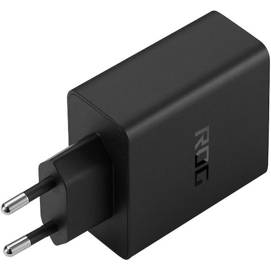 Asus с USB-C порт и кабел USB-C - USB-C 65W Quick Charge 5.0 / Power Delivery Черен (90XB087N-BPW010)
