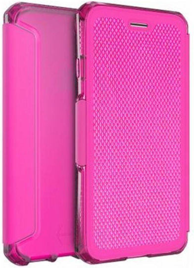 Husă Itskins iPhone 6 Plus 6s Plus 7 Plus 8 Plus Folio Spectra Roz Reinforțată