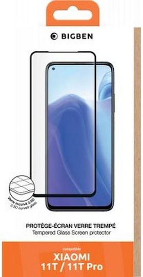 Bigben Connected Tempered Glass Screen Protector Xiaomi 11t 11t Pro Smudge Proof 2.5d Transparent Black