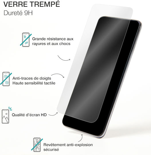Bigben Connected Tempered Glass Film 9h Redmi Note 13 4g Transparent