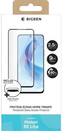 Bigben Connected Displayschutzfolie Honor 90 Lite Oleophobisch 2.5d Smartframe Transparent