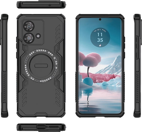 Umschlag Rückseite Schwarz (Motorola Edge 40 Neo - German)