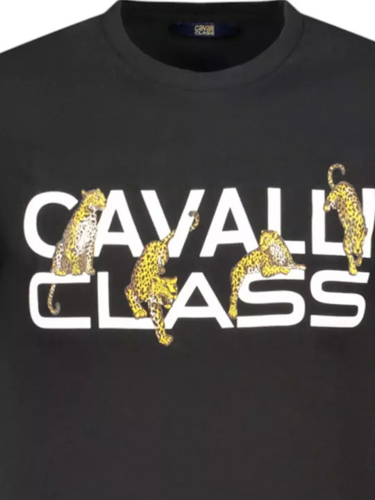 Roberto Cavalli Тениска Черен