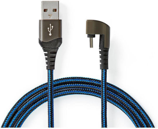 Nedis Usb-a To Usb-c Game Cable 2m 180° Connector Blue