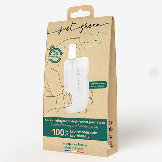 Just Green Cleaning Spray 15ml Antibacterial Compact Transparent