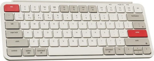 Keychron B1 Pro B1P-K13 Wireless Bluetooth Keyboard English US Compatible with Mac Retro Red