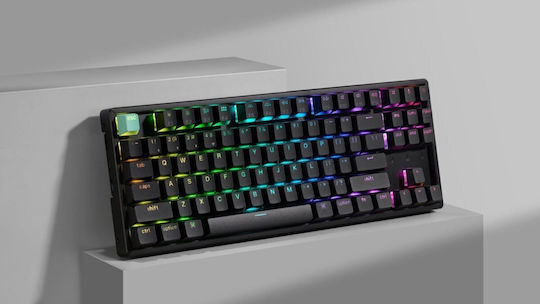 Keychron K8 HE K8H-J1 Fără fir Efect Hall Gaming Tastatură Tenkeyless cu Magnetic comutatoare și iluminare RGB (Engleză US)