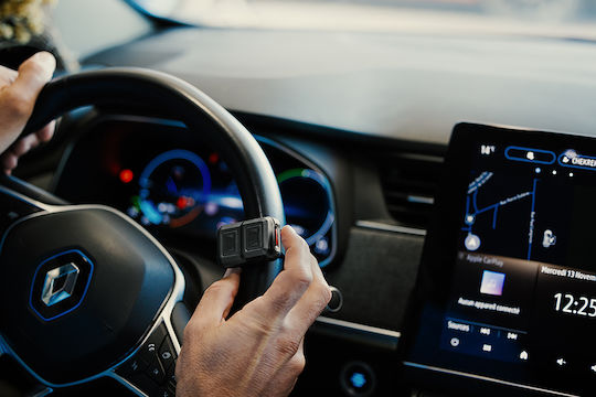 Crosscall X-command Universale Bluetooth Fernbedienung Mit 3 Programmierbaren Tasten Schwarz