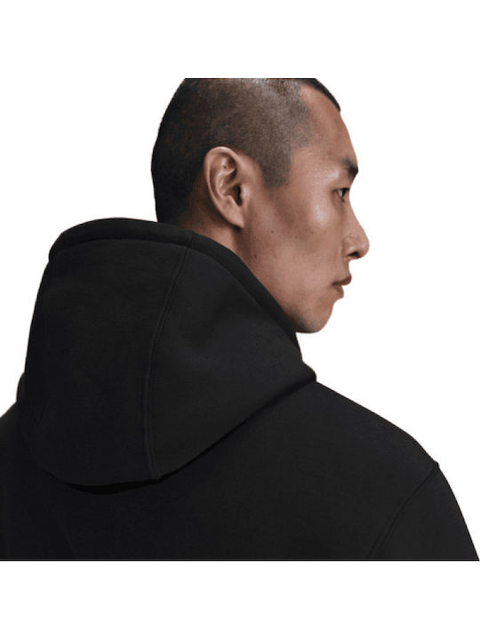 Club Sweatshirt with Hood Black