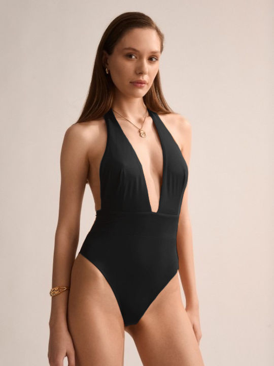 Black One Piece Swimsuit