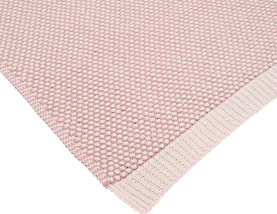 Liolios Home Blanket Nursery Swaddling Blankets Cotton Pink 80x100cm