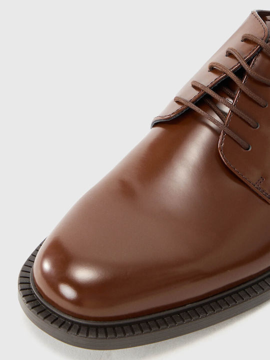 Lysander Men's Leather Dress Shoes Brown