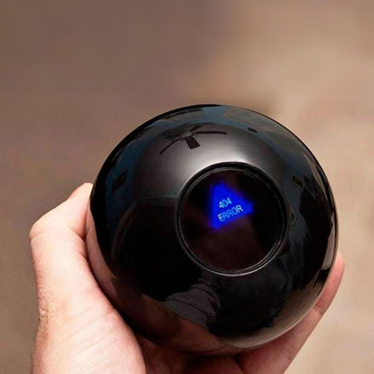 Wahrheitskugel Magic 8 Ball 10cm Schwarze Weiße Shake Um Antwort Zu Erhalten 20 Antworten In Englisch