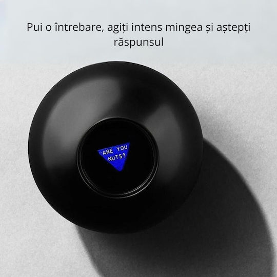 Wahrheitskugel Magic 8 Ball 10cm Schwarze Weiße Shake Um Antwort Zu Erhalten 20 Antworten In Englisch