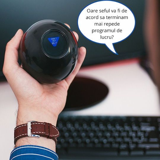 Wahrheitskugel Magic 8 Ball 10cm Schwarze Weiße Shake Um Antwort Zu Erhalten 20 Antworten In Englisch