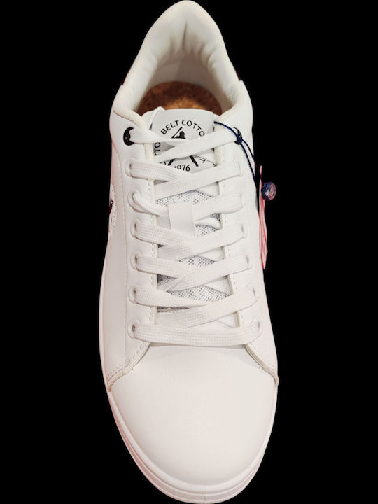 Ανδρικά Ανατομικά Sneakers Λευκό Με Πράσινο