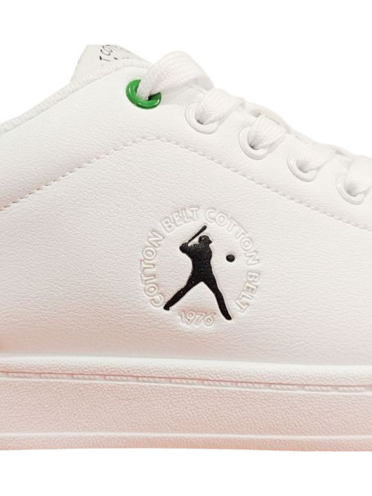 Ανδρικά Ανατομικά Sneakers Λευκό Με Πράσινο