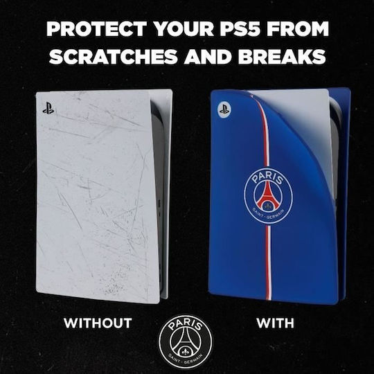 Placă De Protecție Konix Psg Ps5 Din Silicon Rezistentă La Șocuri Și Zgârieturi Albastră