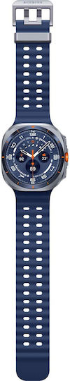 Samsung Galaxy Watch Ultra (2025) Titanium 47mm Waterproof with eSIM and Heart Rate Monitor (Blue)