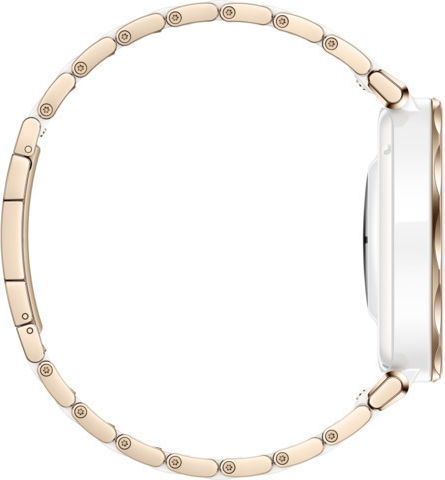 Huawei Watch GT 5 Pro Keramik 42mm Wasserdicht mit Pulsmesser (Ceramic White)