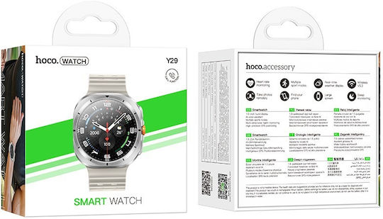 Hoco Y29 Call 49mm Smartwatch (Silver)
