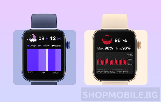 Colmi P71 45mm Smartwatch mit Pulsmesser (Gold)